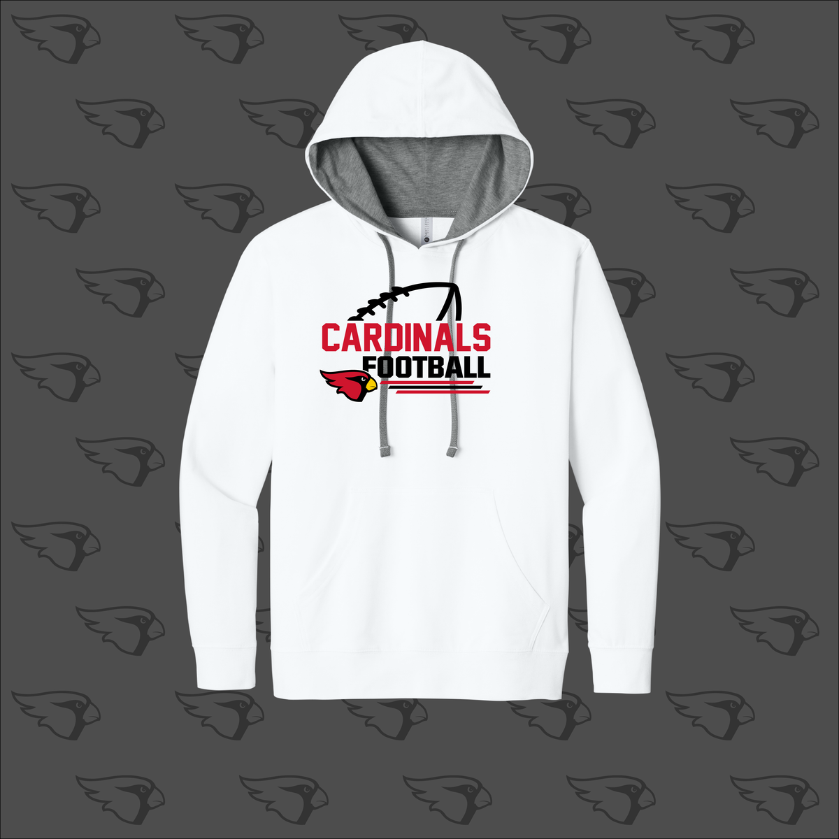 Cardinal Football Hoodie