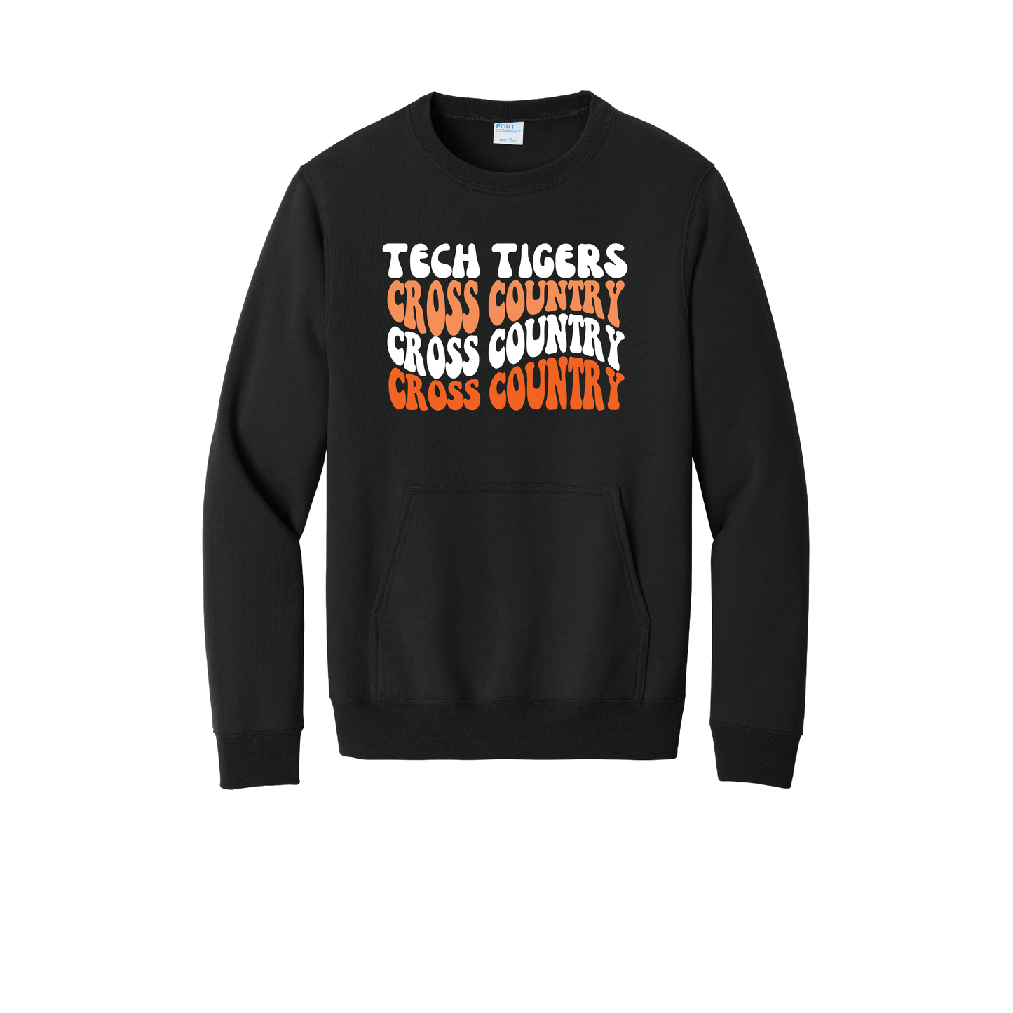 Tech Pocket Crew Neck - Wave Logo