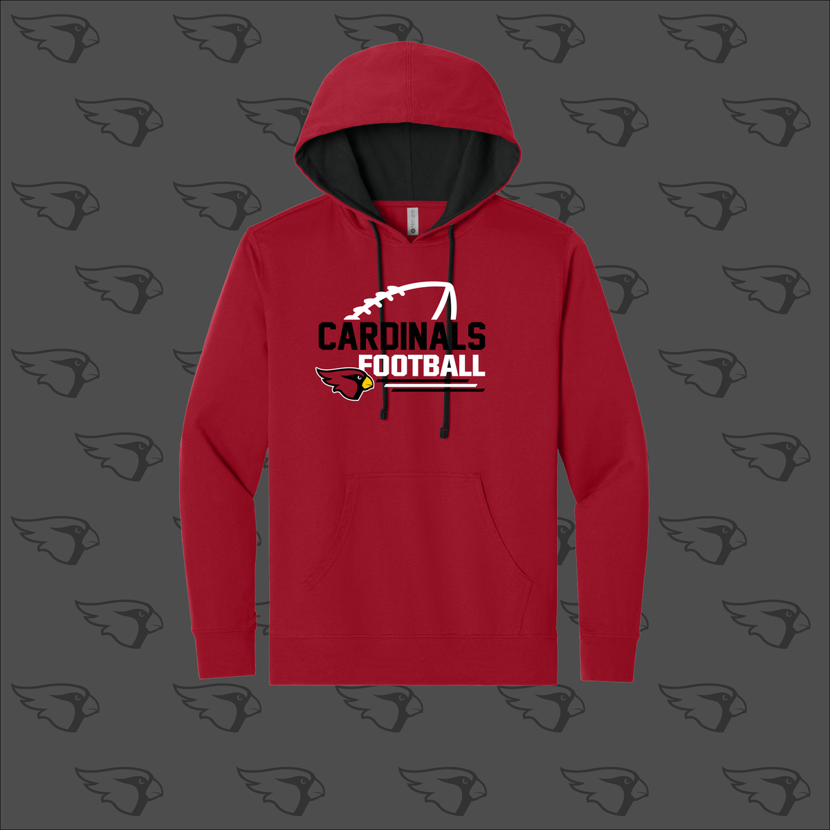 Cardinal Football Hoodie