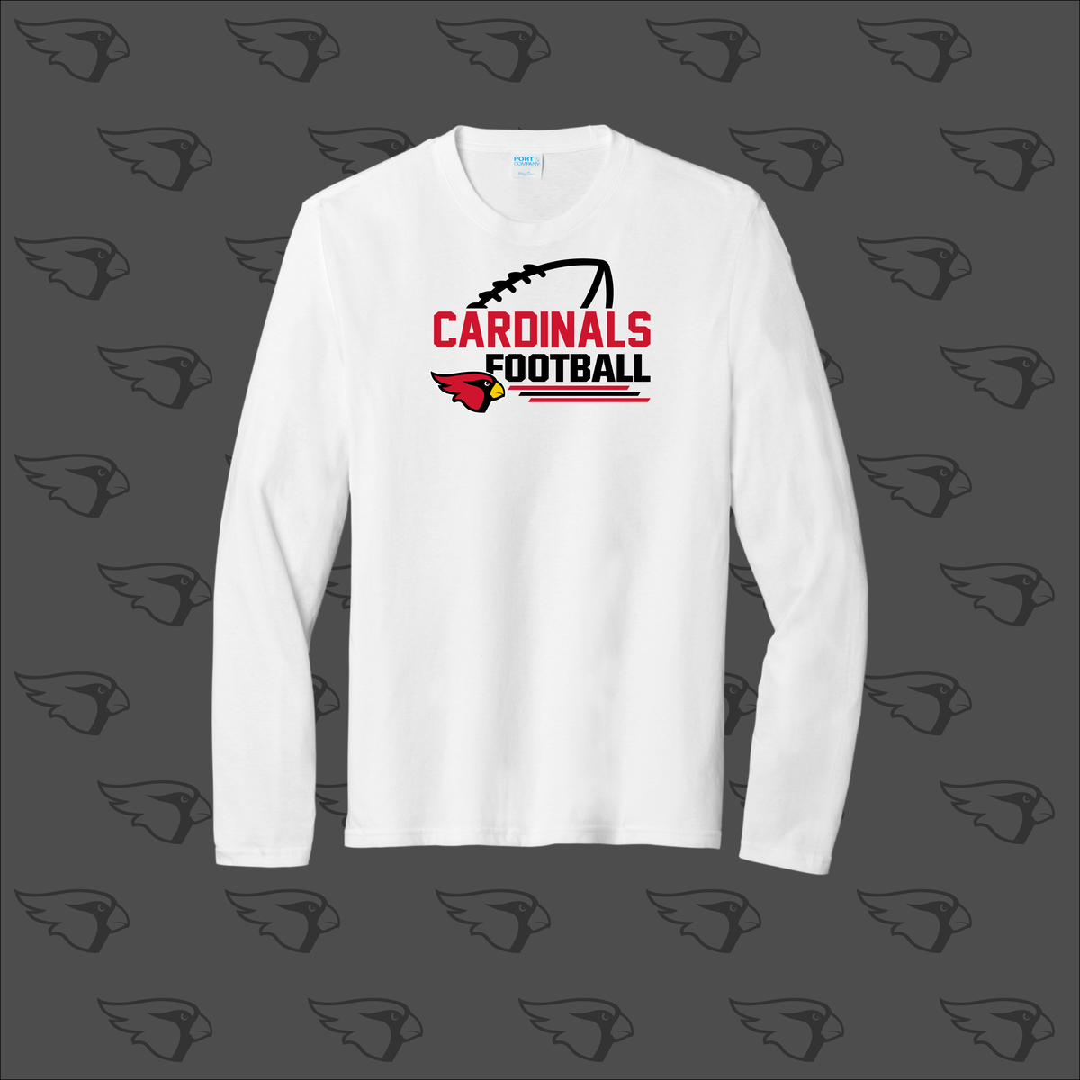 Cardinal Football Long Sleeve