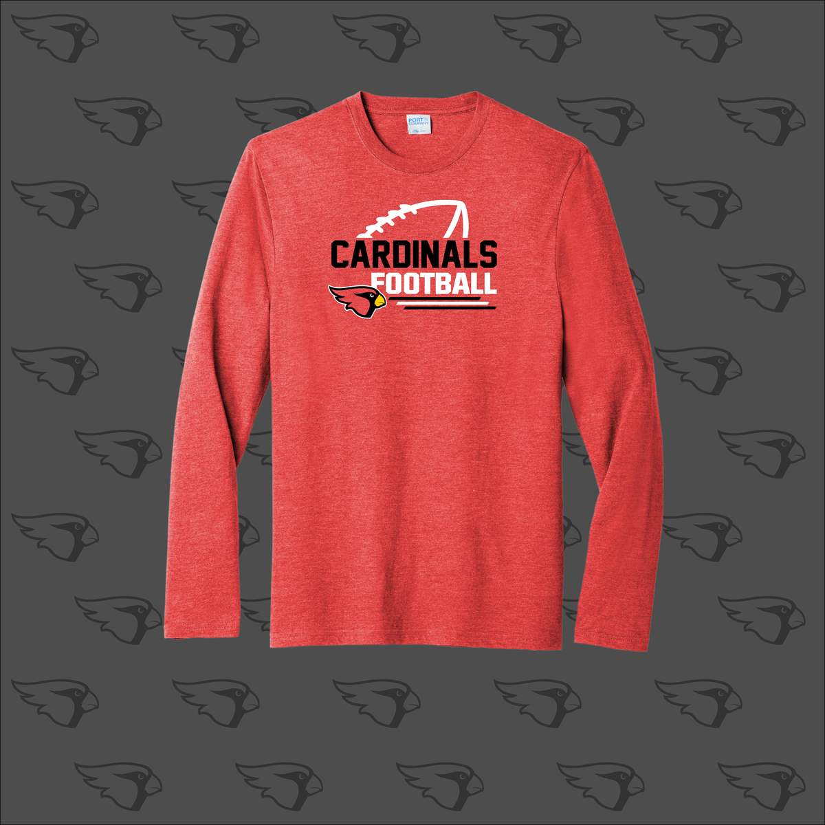 Cardinal Football Long Sleeve