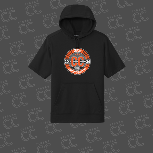 Tigers Cross Country - Men's Short Sleeve Hoodie