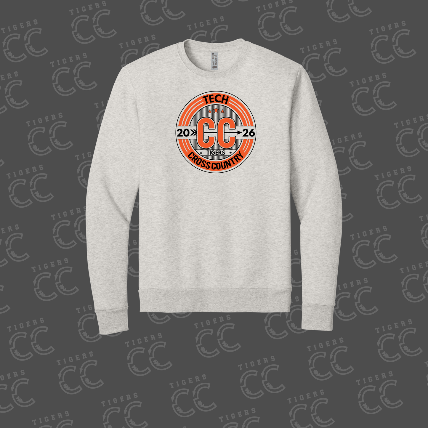 Tigers Cross Country - Crewneck Pullover