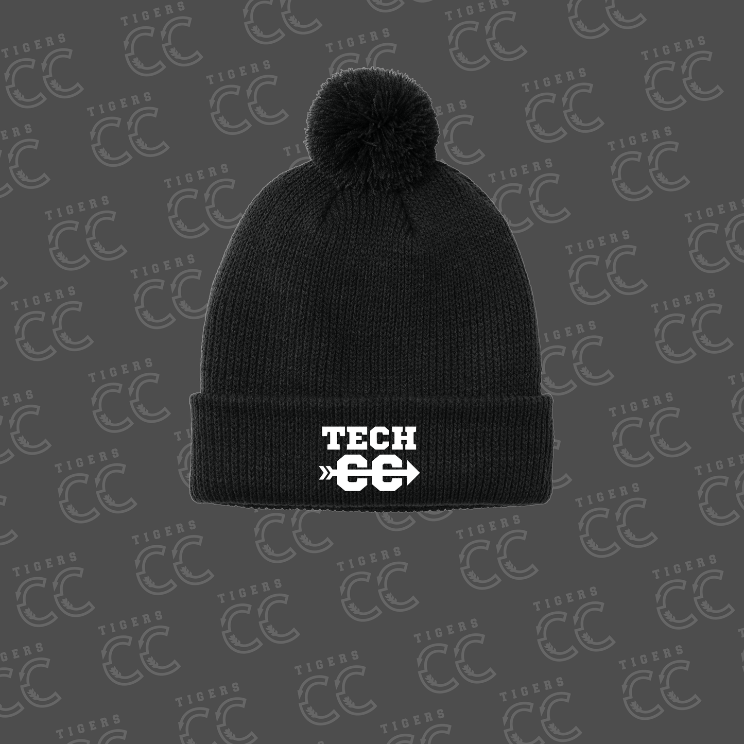 Tigers Cross Country - Pom Beanie
