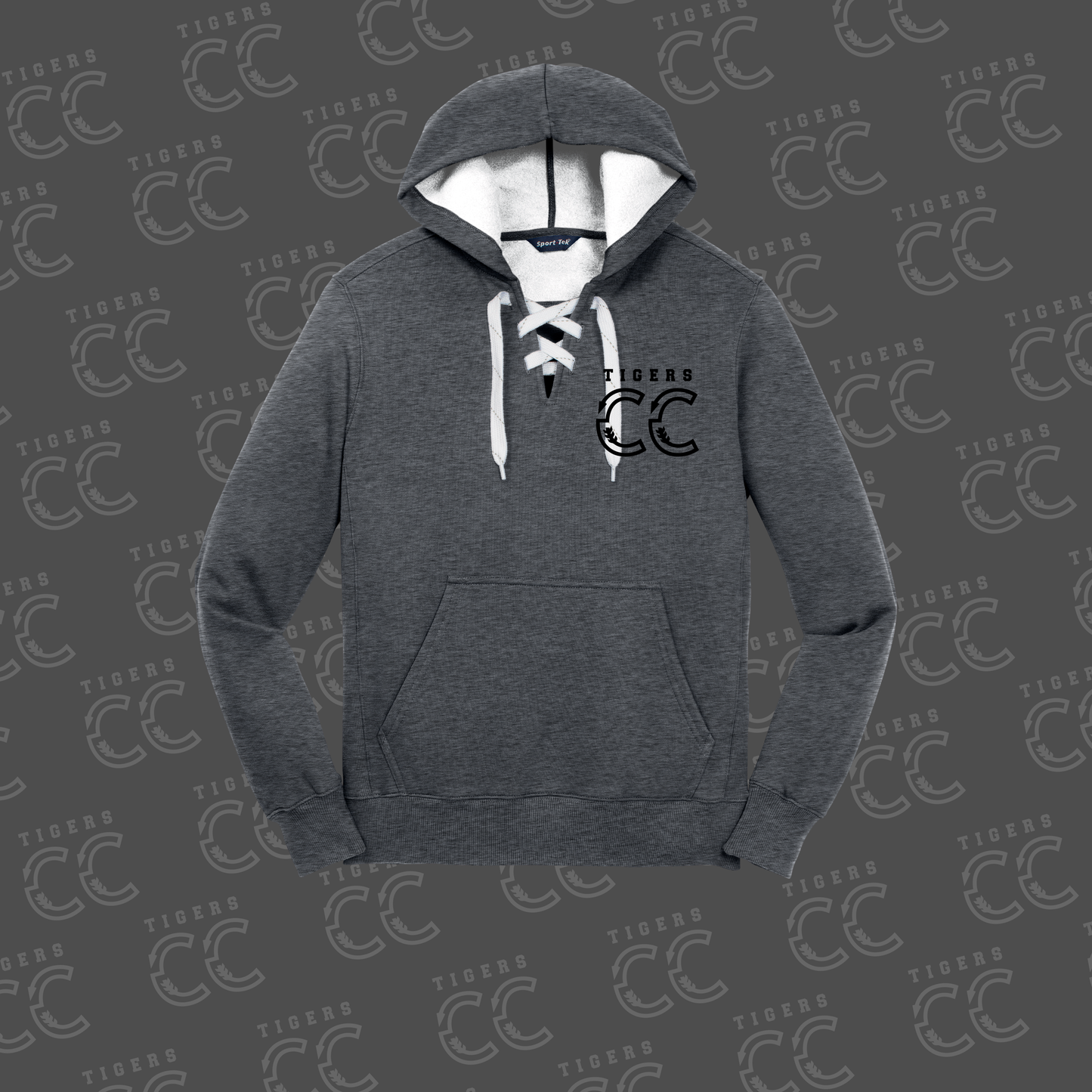 Tigers Cross Country - Lace Pullover Hoodie
