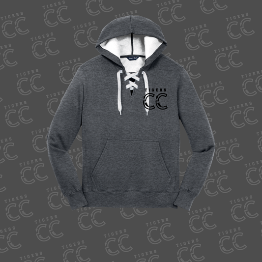 Tigers Cross Country - Lace Pullover Hoodie