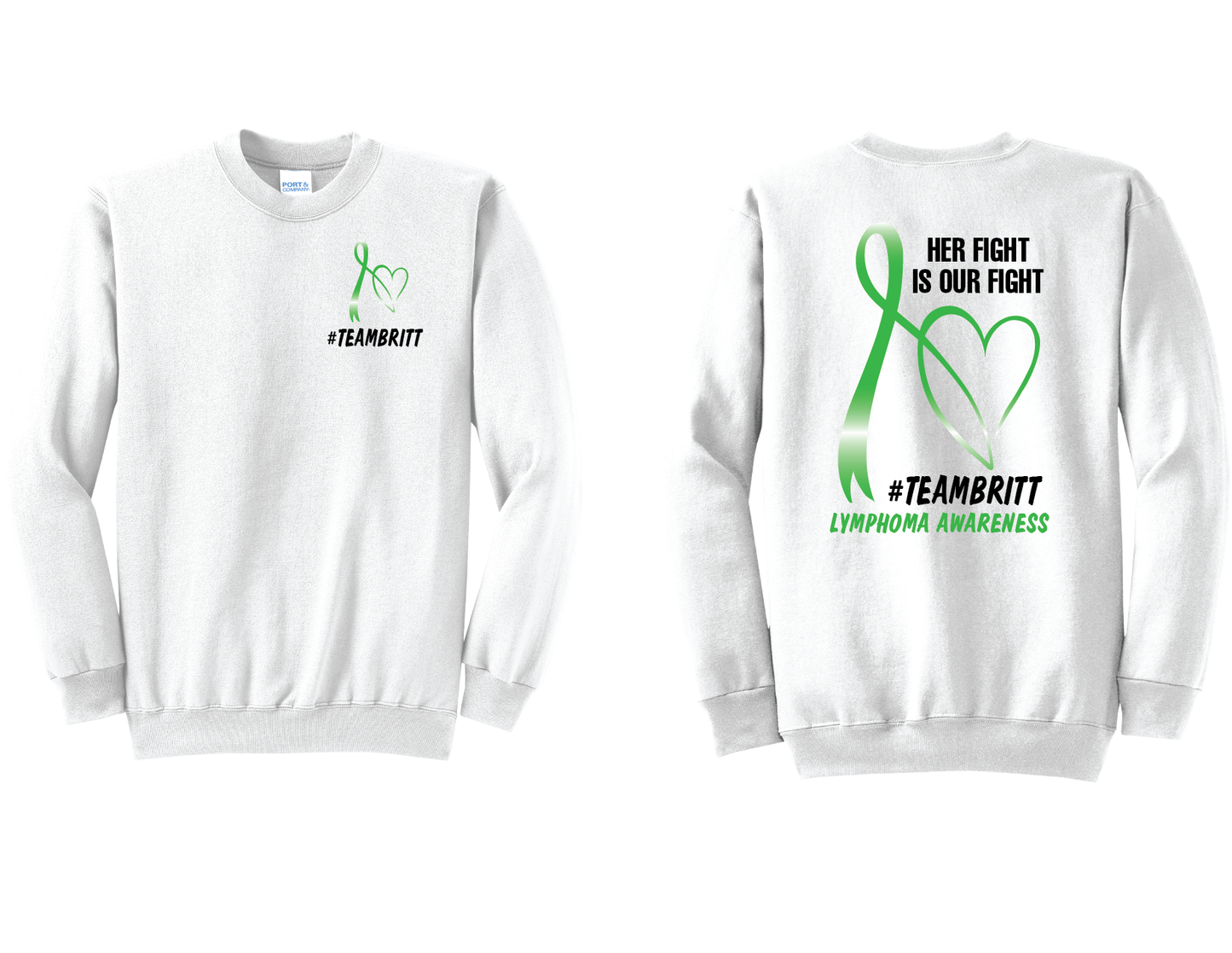 Team Britt Youth Crewneck