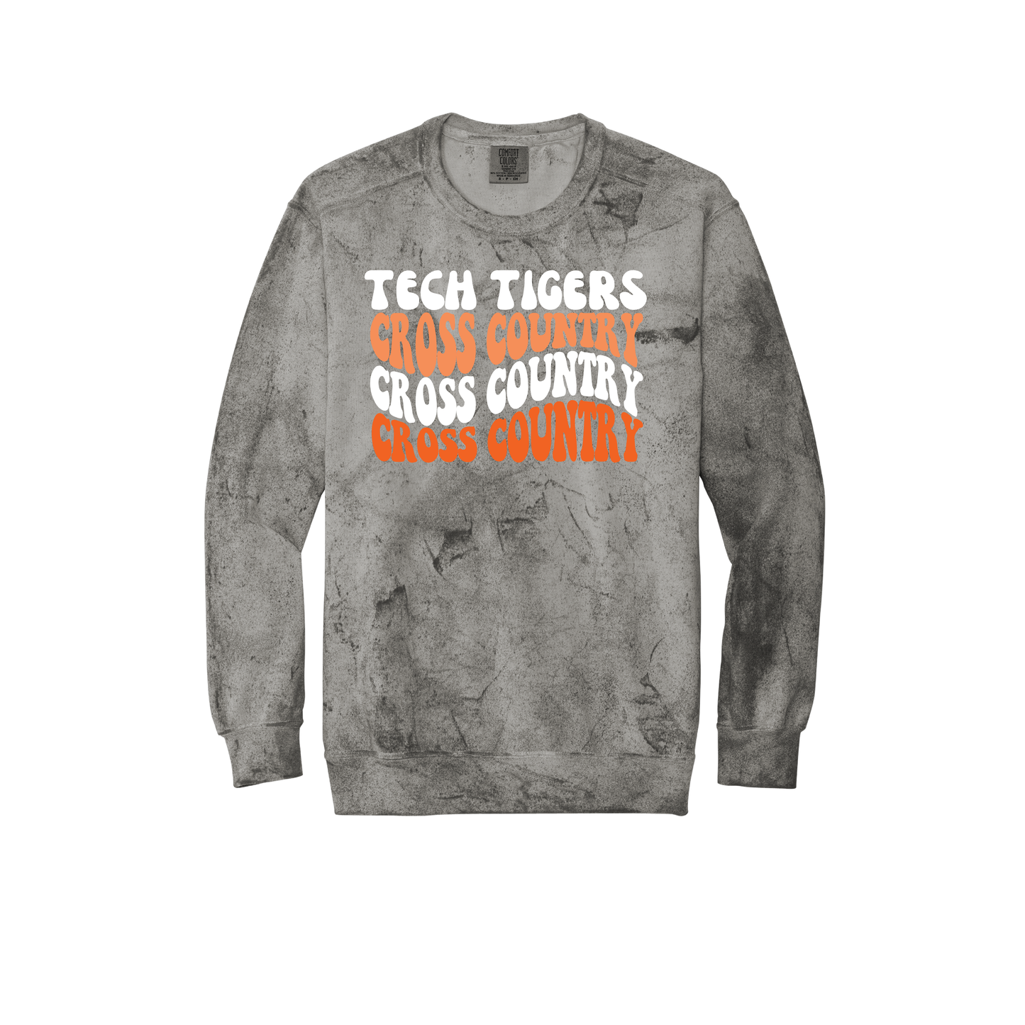 Tech Color Blast Crewneck - Wave