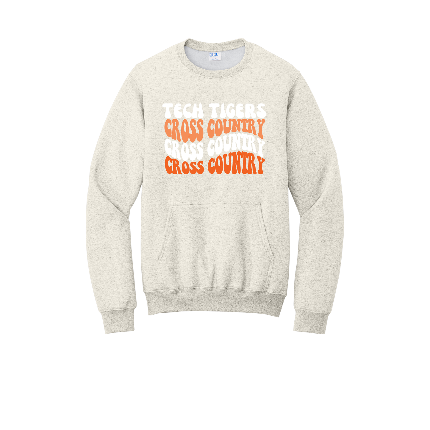 Tech Pocket Crew Neck - Wave Logo