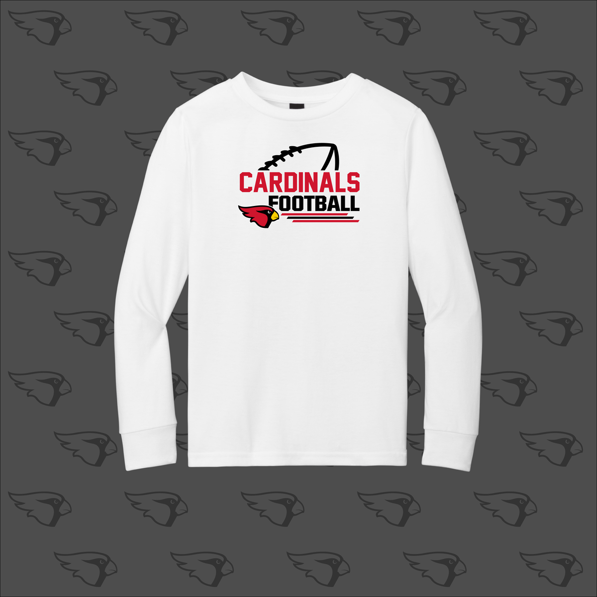 Cardinal Football Youth Long Sleeve 2026